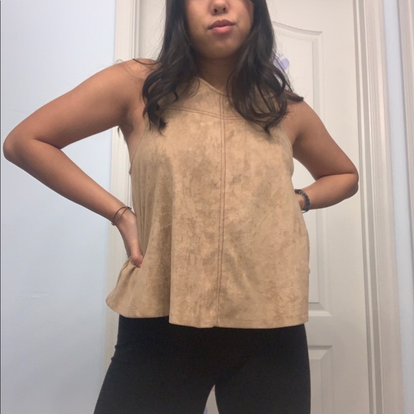 Suede tan tank - Picture 2 of 3